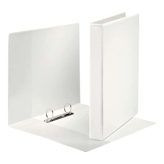 Esselte Canguro Plus Carpeta de Anillas - Formato A4 - Capacidad para 230 Hojas - 2 Anillas de 25mm - Color Blanco