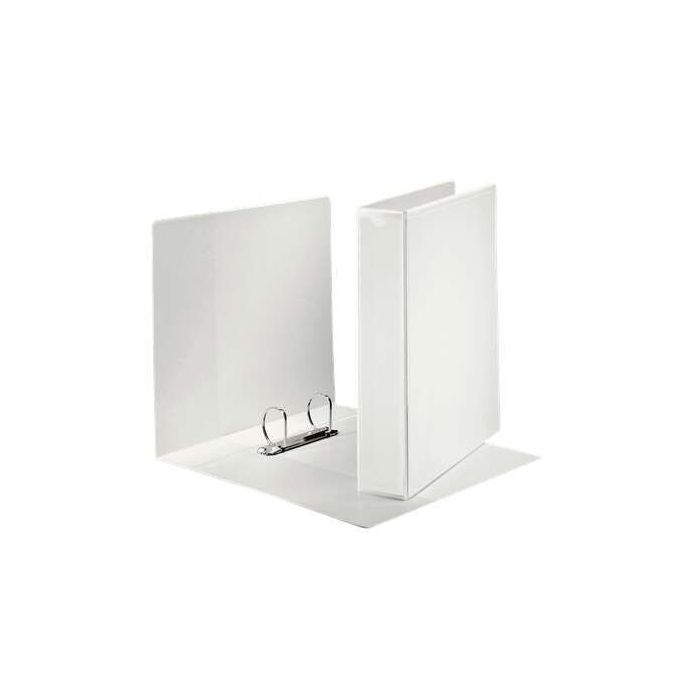Esselte Canguro Plus Carpeta de Anillas - Formato A4 - Capacidad para 380 Hojas - 2 Anillas de 40mm - Color Blanco
