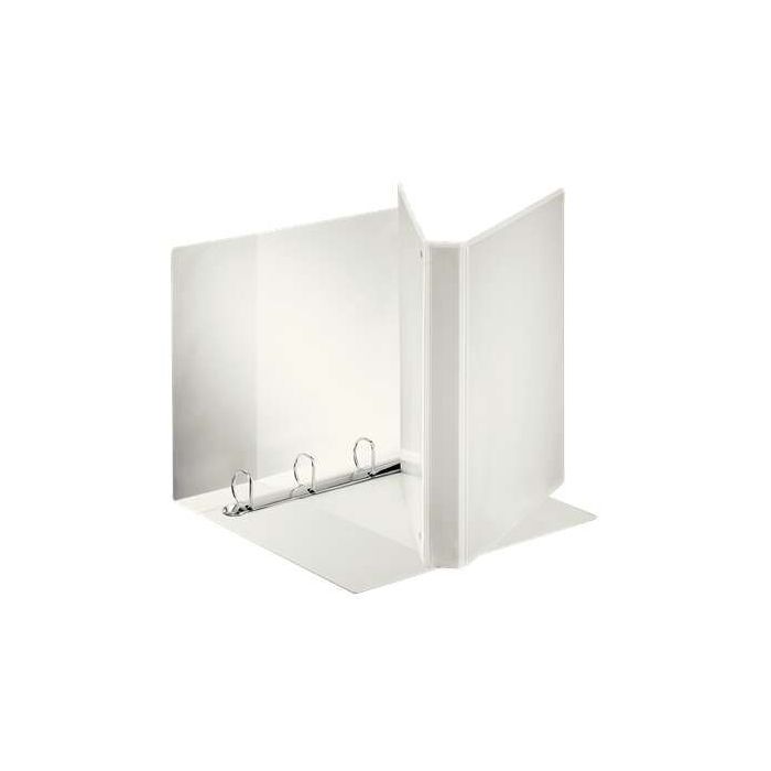 Esselte Canguro Plus Carpeta Canguro A4 de 4 Anillas de 25mm - Capacidad para 230 Hojas A4 (80 g/m²) - Color Blanco
