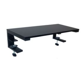 Ewent Soporte Elevador para Monitor - Sujeccion con Abrazadera - Grosor Tablero Maximo 50.8mm - Peso Maximo 20kg - Color Negro