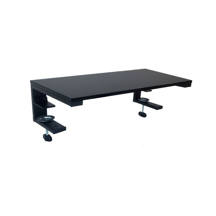 Ewent Soporte Elevador para Monitor - Sujeccion con Abrazadera - Grosor Tablero Maximo 50.8mm - Peso Maximo 20kg - Color Negro