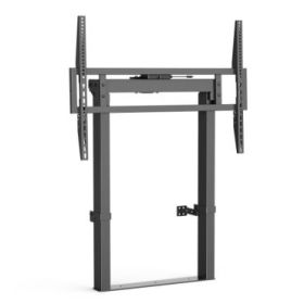 Ewent Soporte de Suelo y Pared para TV hasta 100" - Altura Ajustable - Gestion de Cables - VESA Maximo 800x600 - Peso Maximo 120kg - 904x250x1250mm - Color Negro