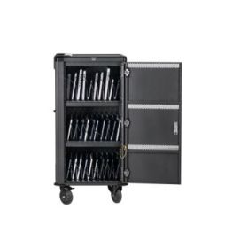 Ewent EW1702 Armario de Carga - 30 Dispositivos - Sistema de Carga Inteligente - USB-C PD 65W -  Color Negro