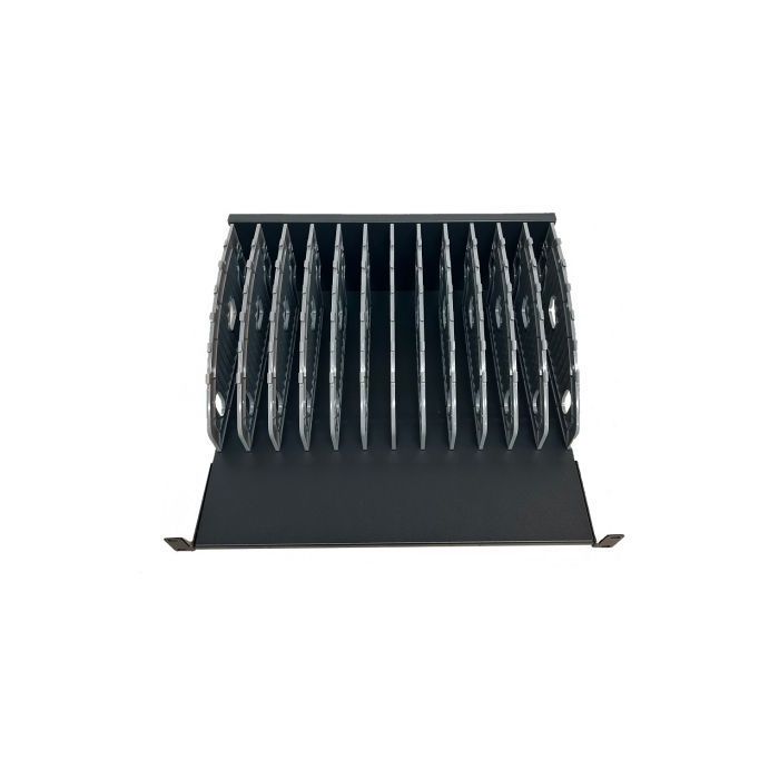 Ewent EW1720 Estante de Carga para Portatiles, Tablets y Smartphones - 12 Ranuras - Compatible con Rack 19"