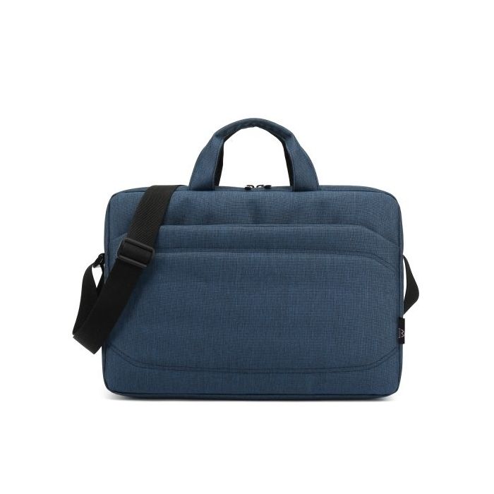 Ewent Maletin para Portatil 15.6" - Asa de Mano - Correa Ajustable - Poliester - Color Azul