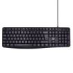 Ewent Teclado con Cable USB - Disposicion Portuguesa QWERTY PT - Cable de 1.35m - Teclas de Bajo Perfil y Silenciosas - Color Negro