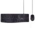 Ewent Pack Teclado + Raton para Oficina - Teclas Silenciosas de Perfil Bajo - 1000dpi - Disposicion Portuguesa QWERTY PT - Cable de 1.35m - Teclas Silenciosas de Perfil Bajo - Color Negro