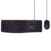 Ewent Pack Teclado + Raton para Oficina - Teclas Silenciosas de Perfil Bajo - 1000dpi - Disposicion Inglesa QWERTY US - Cable de 1.35m - Teclas Silenciosas de Perfil Bajo - Color Negro