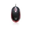 Ewent Raton Minioptico USB - Mini Raton Optico USB - 1000dpi - Cable de 1.15m - Plug and Play - 3 Botones - Color Negro