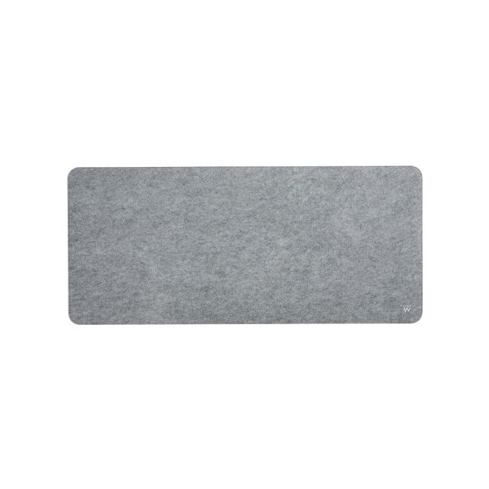Ewent Alfombrilla de Raton Extragrande para Oficina y Juegos - Extragrande - Superficie de Fieltro - Base de Goma Antideslizante - 900x400x3mm - Color Gris