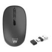 Ewent Raton Inalambrico - 1000dpi - Receptores USB-A y C de 2.4GHz- Bluetooth 5.1 - Clic Silencioso - 3 Botones - Pila AA Incluida - Color Negro