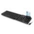 Ewent Teclado con Cable USB - Lector de Tarjetas Inteligentes - Cable de 1.5m - Disposicion Italiana QWERTY IT - Plastico ABS - Color Negro