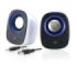 Ewent Altavoces Estereos de Sobremesa - Alimentacion USB - Control de Volumen - Jack de 3.5mm - Color Blanco/Negro
