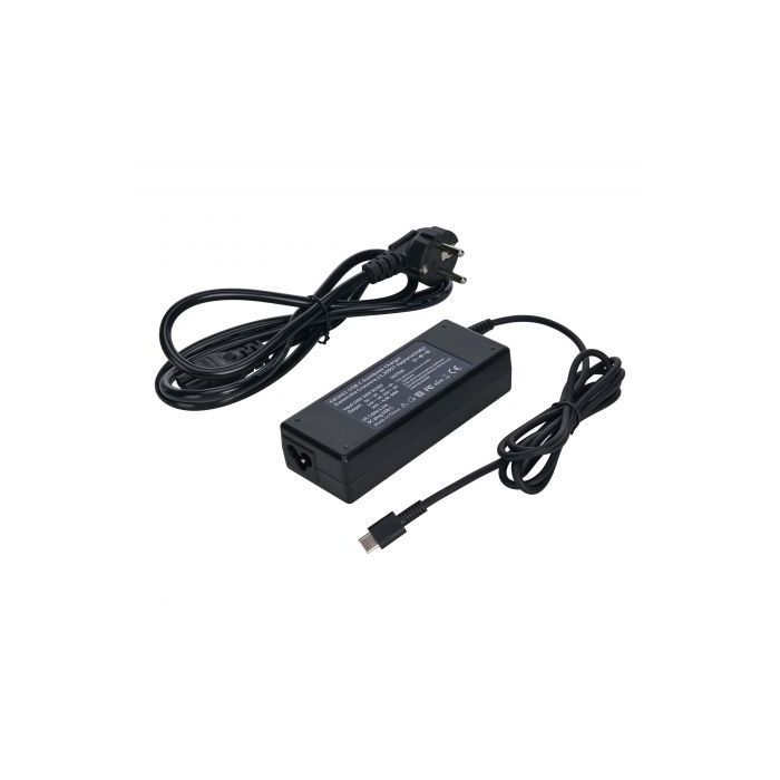 Ewent Cargador Universal para Portatil de 90W - USB-C - Power Delivery - Gestion Inteligente de Corriente - Color Negro