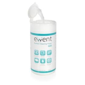 Ewent Toallitas de Limpieza para Pantallas - Antibacteriano - Antiestatica - Sin Alcohol - Color Blanco