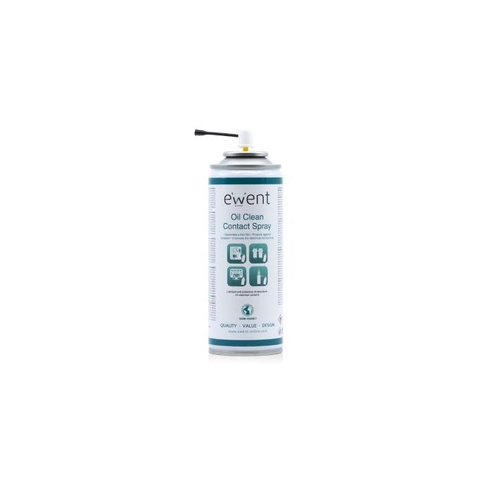 Ewent Spray de Limpieza para Contactos - 200ml - Base de Aceite - Color Ambar Claro