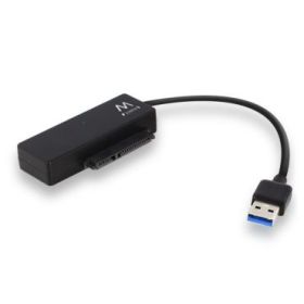 Ewent Cable Adaptador SATA a USB-C - USB-C 3.1 Gen1 - SSD/HDD de 2.5/3.5" - ABS de Alta Resistencia - Indicador LED - Color Negro
