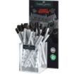Faber-Castell Expositor con 36 Lapices de Grafito HB Diseño Halloween - Mina Resistente a la Rotura - Cuerpo Decorado con Calaveras y Fantasmas