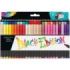 Faber-Castell Black Edition Pack de 50 Rotuladores Punta Pincel - Tinta a Base de Colorantes Alimentarios - Colores Surtidos