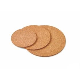 Faibo Plancha de Corcho Redonda para Manualidades - Medidas Ø 95mm