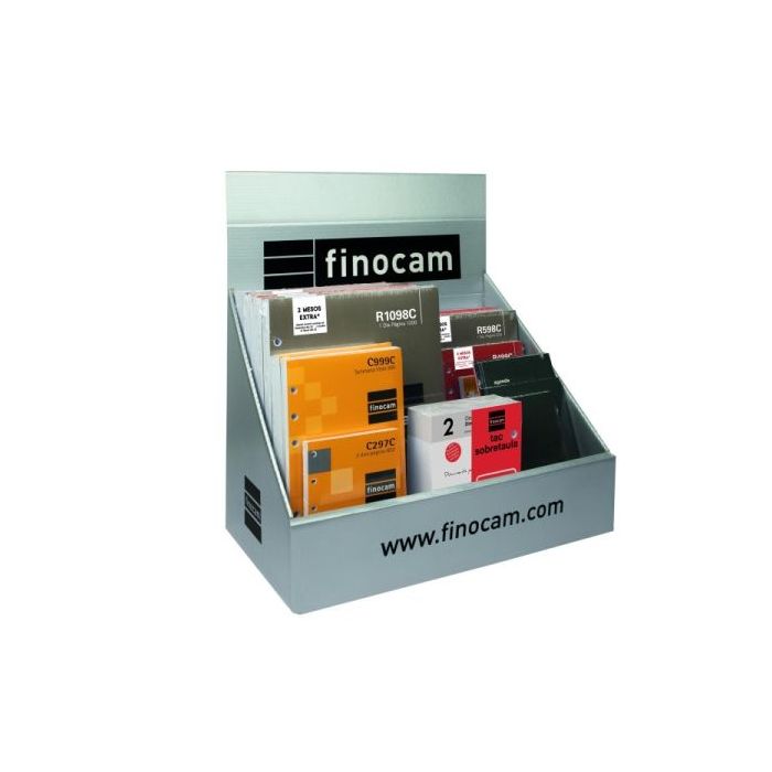 Finocam Expositor con 23 Recambios para Agendas Open en Catalan - Anual 2026 - Color Surtidos
