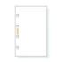 Finocam C142 Notas de Recambio para Agendas Classic - Liso - Formato 601 - 56x89x5mm - Color Blanco