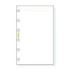 Finocam C242 Notas de Recambio para Agendas Classic - Liso - Formato 602 - 73x114x5mm - Color Blanco
