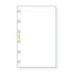 Finocam C242 Notas de Recambio para Agendas Classic - Liso - Formato 602 - 73x114x5mm - Color Blanco