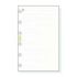Finocam C254 Recambio Telefonico para Agendas Classic - Formato 602 - 73x114x5mm - Color Blanco