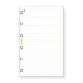 Finocam C254 Recambio Telefonico para Agendas Classic - Formato 602 - 73x114x5mm - Color Blanco