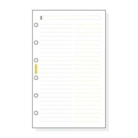 Finocam C354 Recambio Telefonico para Agendas Classic - Formato 603 - 79x127x5mm - Color Blanco