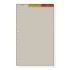 Finocam C262 Separadores Superiores para Agendas Classic - 3 Solapas - Formato 602 - 75x130x2mm - PVC - Color Marron