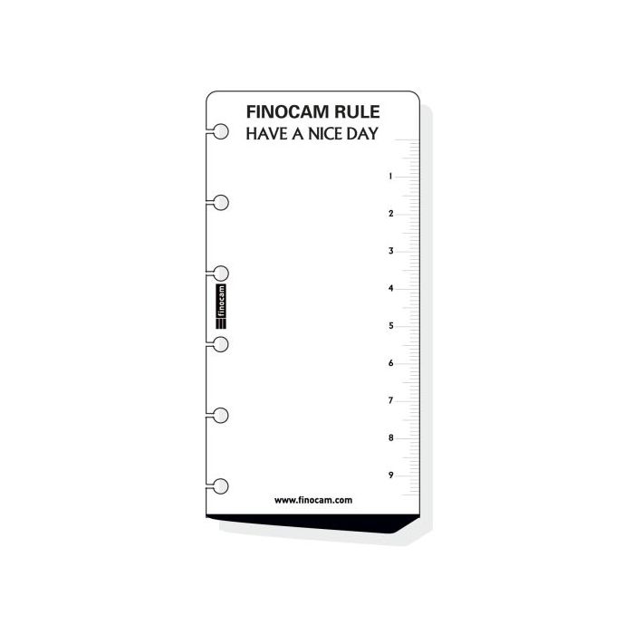 Finocam C359 Regla para Agendas Classic - Formato 603 - 60x135mm - Color Blanco
