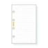 Finocam C141 Recambio para Agendas Classic - Lineas Guia - Formato 601 - 56x89x5mm - Color Blanco