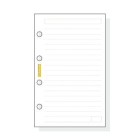 Finocam C141 Recambio para Agendas Classic - Lineas Guia - Formato 601 - 56x89x5mm - Color Blanco