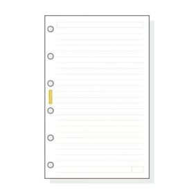 Finocam C241 Recambio para Agendas Classic - Lineas Guia - Formato 602 - 73x114x5mm - Color Blanco