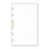 Finocam C341 Recambio para Agendas Classic - Lineas Guia - Formato 603 - 79x127x5mm - Color Blanco