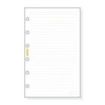 Finocam C341 Recambio para Agendas Classic - Lineas Guia - Formato 603 - 79x127x5mm - Color Blanco