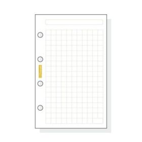 Finocam C140 Recambio para Agendas Classic - Cuadriculado - Formato 601 - 56x89x5mm - Color Blanco