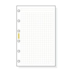 Finocam C240 Recambio para Agendas Classic - Cuadriculado - Formato 602 - 73x114x5mm - Color Blanco