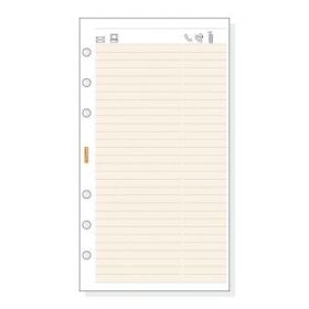 Finocam C952 Recambio Telefonico para Agendas Classic - Formato 609 - 94x171x5mm - Color Crema