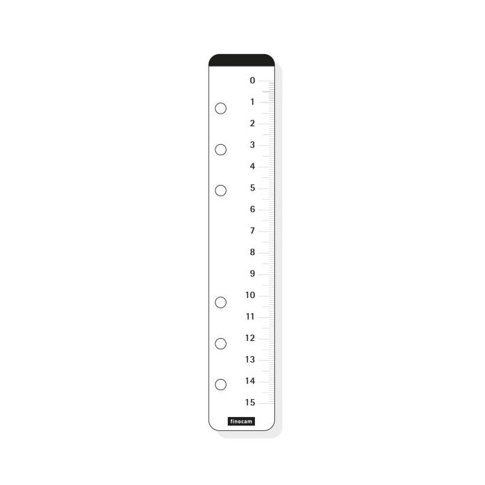 Finocam C960 Regla para Agendas Classic - Formato 609 - 35x180mm - Color Blanco