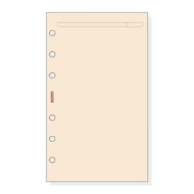 Finocam R443 Recambio para Agendas Open - Liso - Formato 400 - 91x5x152mm - Color Crema