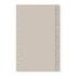 Finocam R464 Indice Alfabetico para Agendas Open - 8 Solapas - Formato 400 - 100x2x152mm - PVC - Color Beige Grisaceo