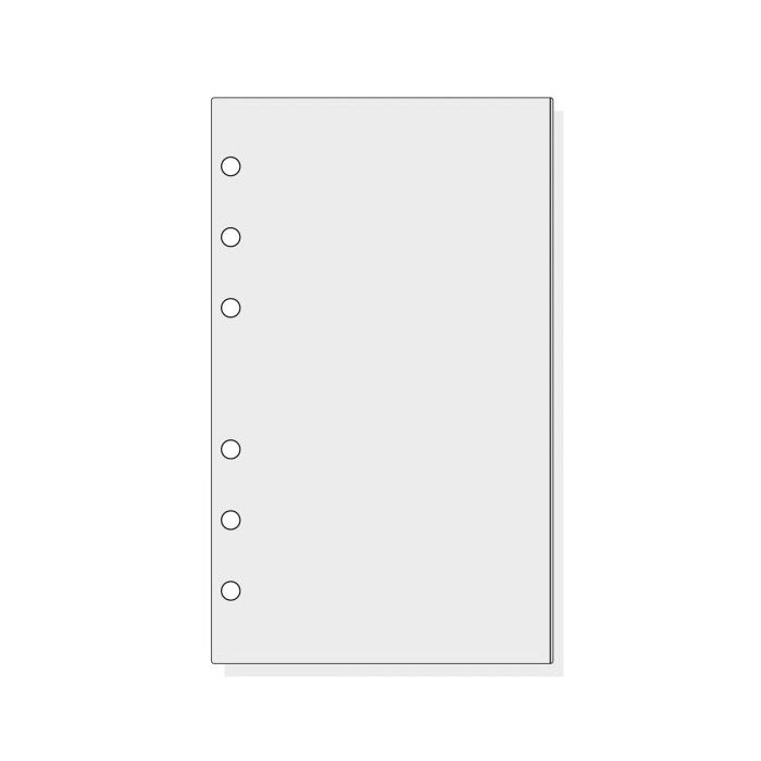Finocam R465 Pack de 6 Fundas para Agendas Open - Transparentes - Formato 400 - 94x2x154mm - PVC - Color Gris Claro
