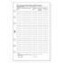 Finocam R517 Pack de 6 Formularios de Recambio para Agendas Open - Nota de Gastos - Formato 500 - 117x5x181mm - Color Blanco