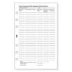 Finocam R517 Pack de 6 Formularios de Recambio para Agendas Open - Nota de Gastos - Formato 500 - 117x5x181mm - Color Blanco