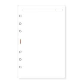 Finocam R542 Recambio para Agendas Open - Liso - Formato 500 - 117x5x181mm - Color Blanco
