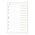 Finocam R554 Recambio Telefonico para Agendas Classic - Formato 500 - 117x5x181mm - Color Blanco