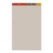 Finocam R562 Separadores Superiores para Agendas Open - 3 Solapas - Formato 500 - 117x2x194mm - PVC - Color Marron